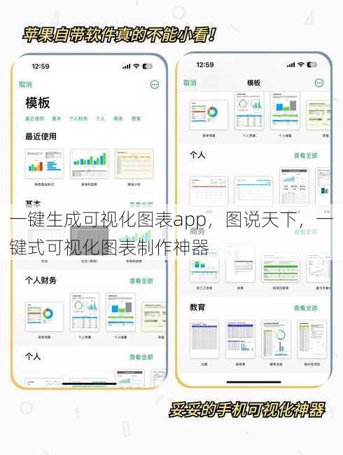 一键生成可视化图表app