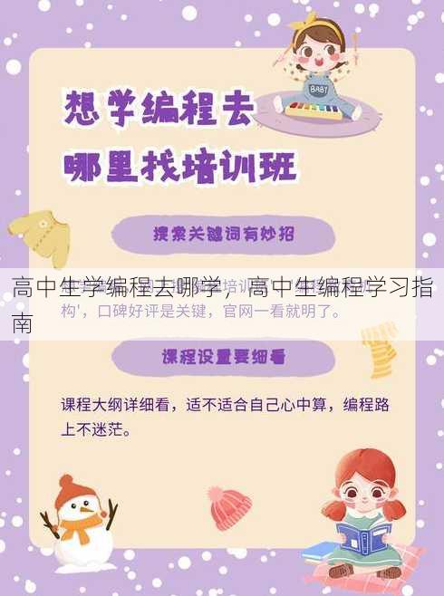 高中生学编程去哪学