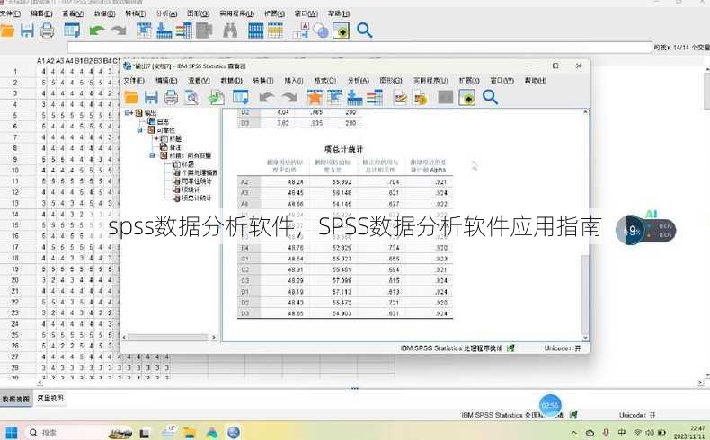 spss数据分析软件