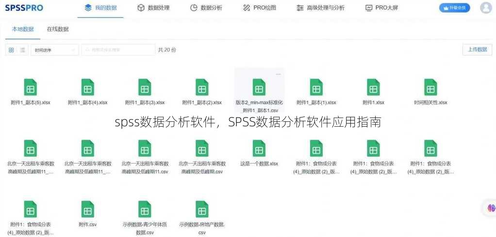 spss数据分析软件