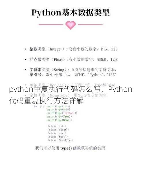 python重复执行代码怎么写
