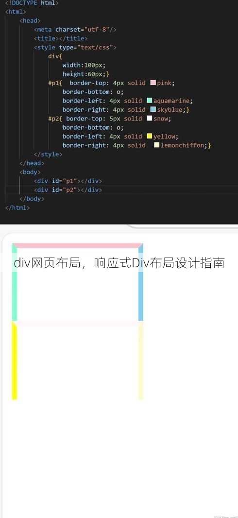 div网页布局