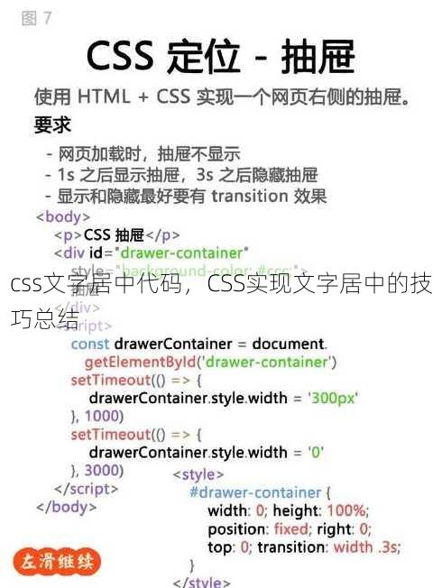 css文字居中代码