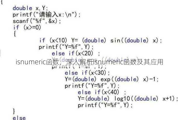 isnumeric函数
