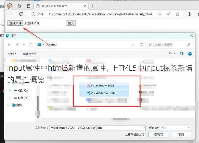 input属性中html5新增的属性