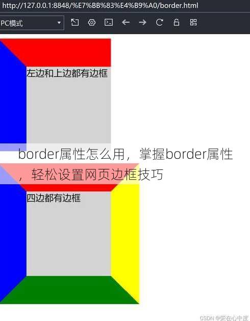 border属性怎么用