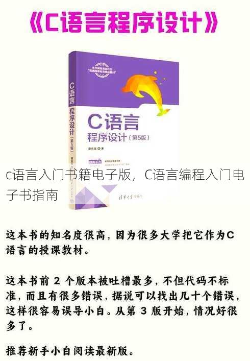 c语言入门书籍电子版