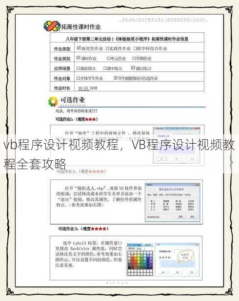 vb程序设计视频教程
