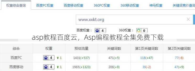 asp教程百度云