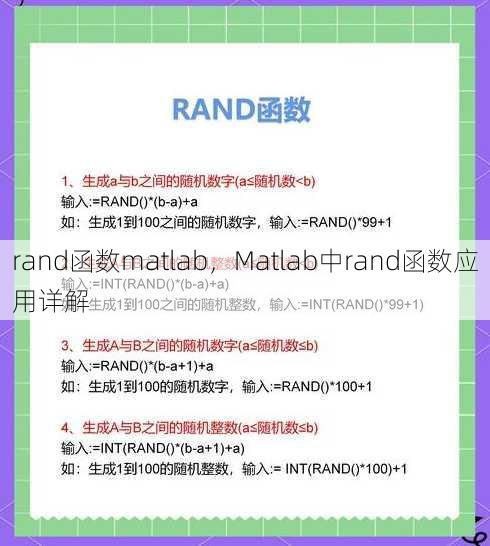 rand函数matlab
