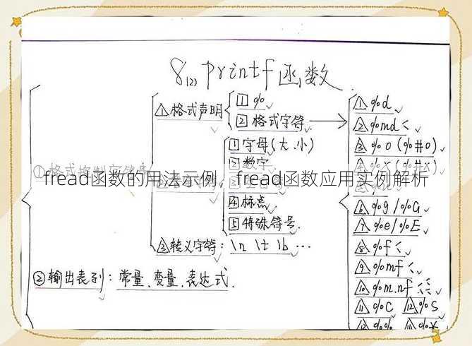 fread函数的用法示例