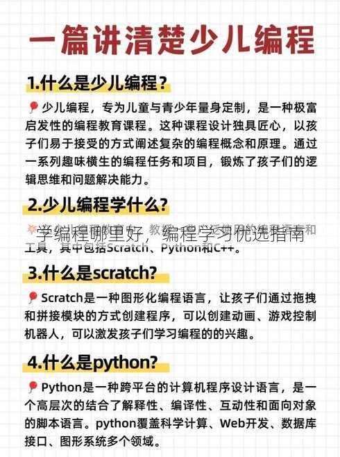 学编程哪里好