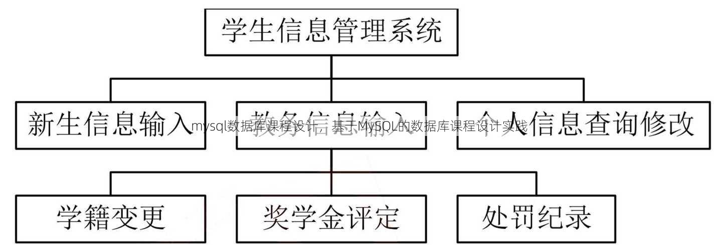 mysql数据库课程设计