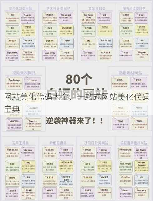 网站美化代码大全