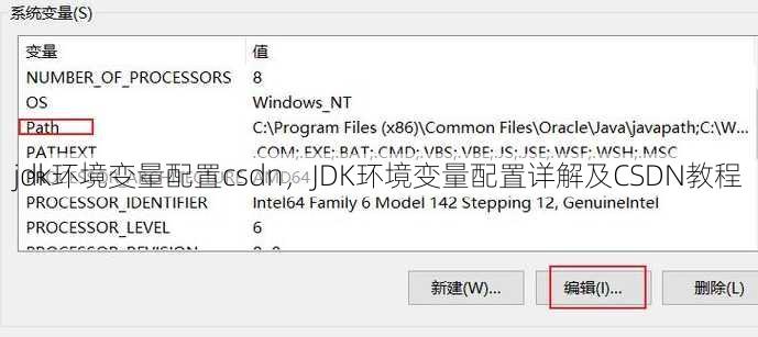 jdk环境变量配置csdn