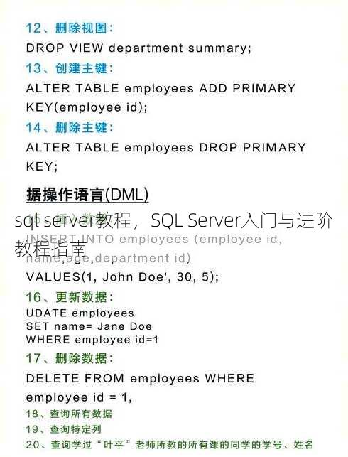 sql server教程