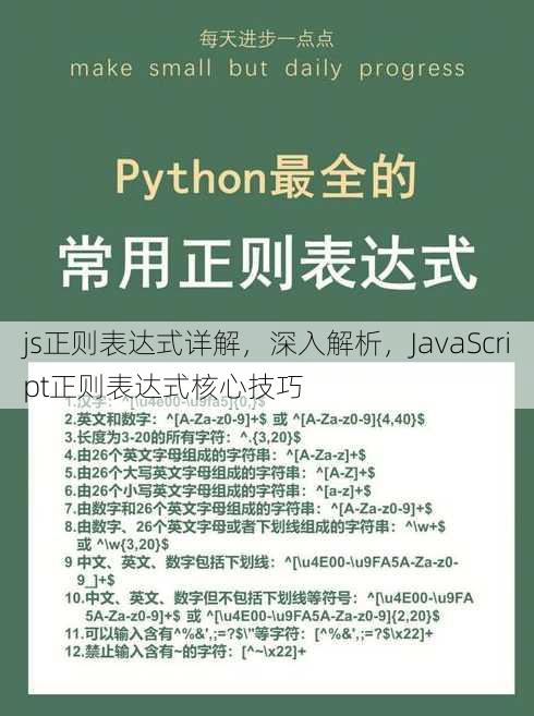 js正则表达式详解
