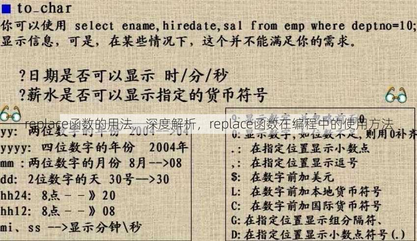 replace函数的用法