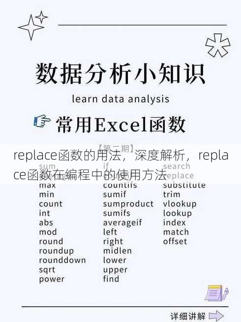 replace函数的用法