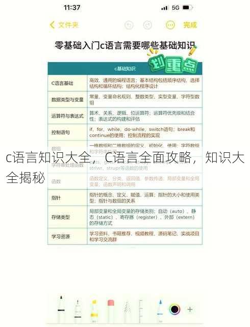 c语言知识大全