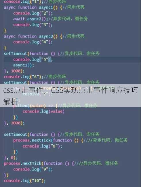 css点击事件