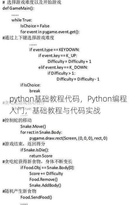 python基础教程代码