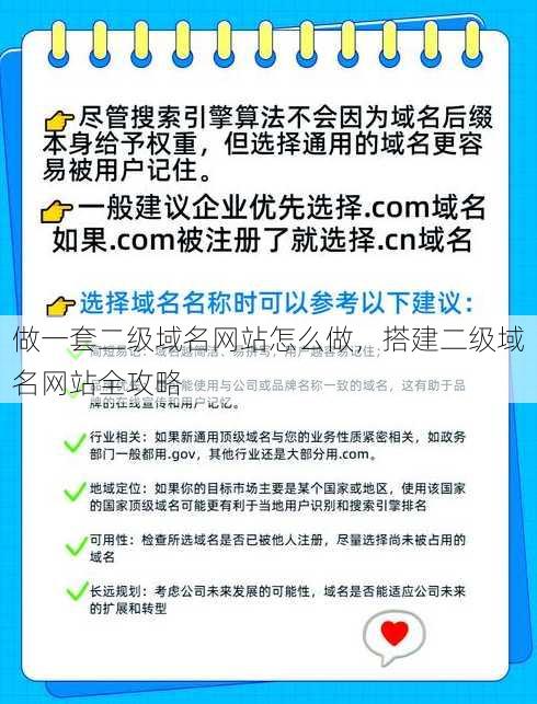 做一套二级域名网站怎么做