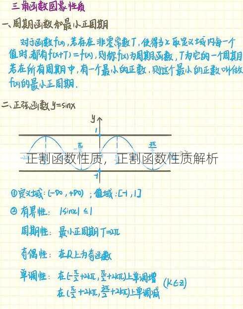 正割函数性质