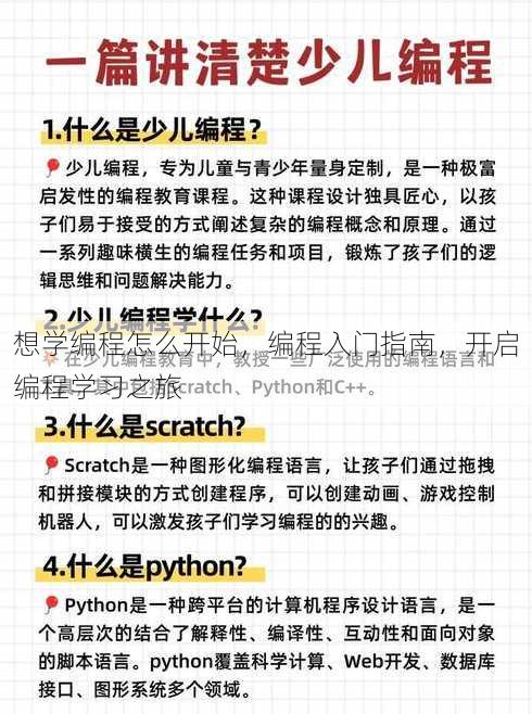 想学编程怎么开始