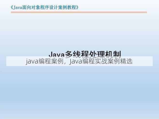 java编程案例