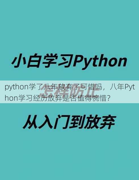 python学了八年放弃了可惜吗