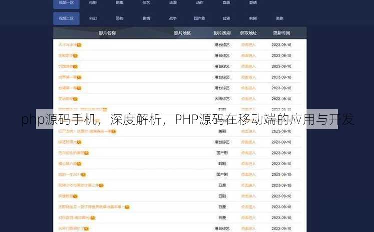 php源码手机