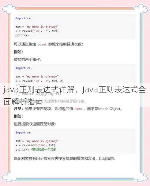 java正则表达式详解