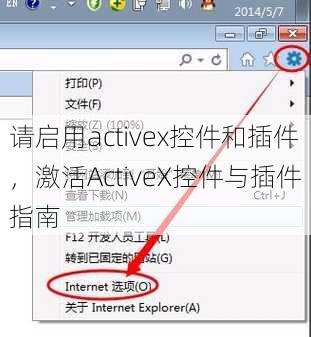 请启用activex控件和插件