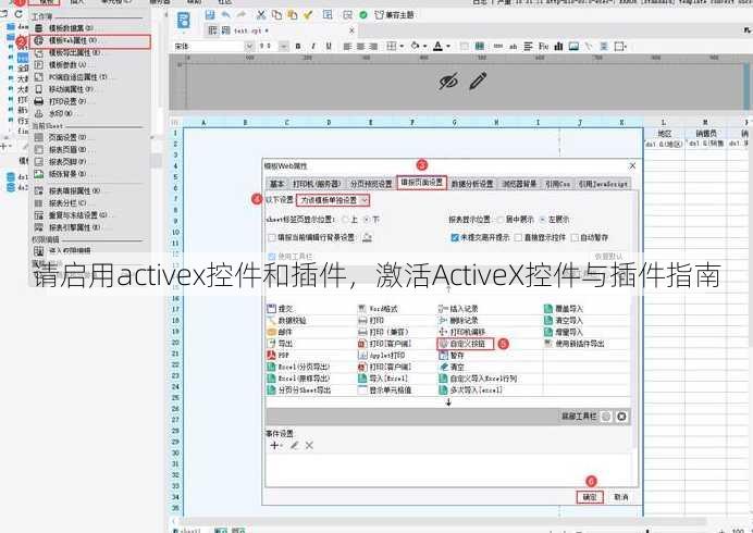 请启用activex控件和插件