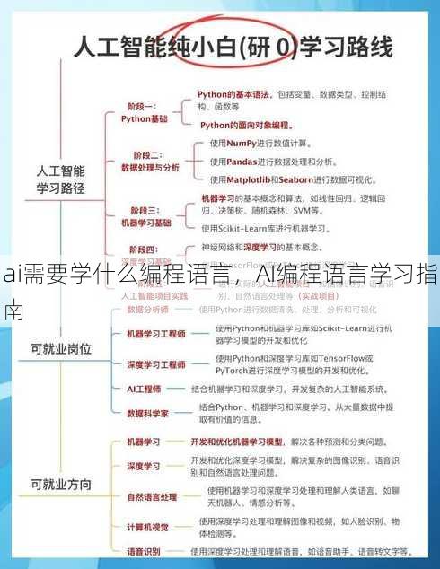ai需要学什么编程语言