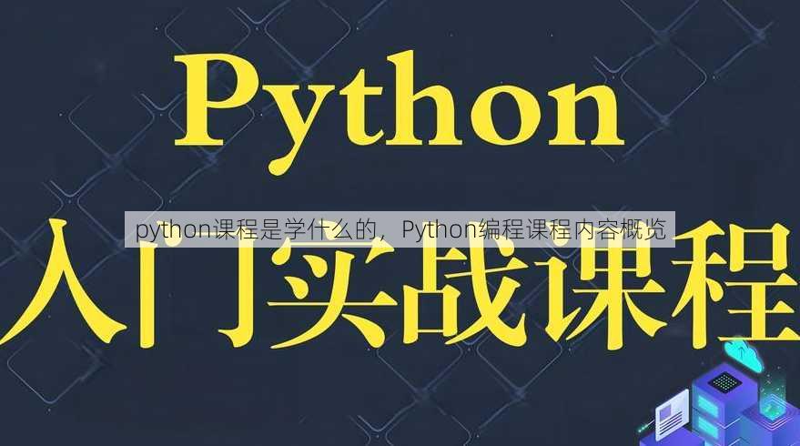 python课程是学什么的
