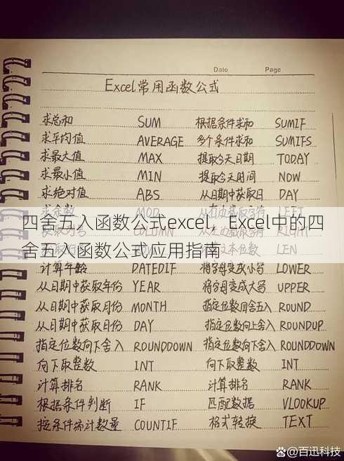 四舍五入函数公式excel