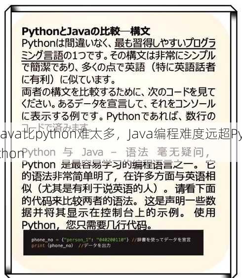 java比python难太多