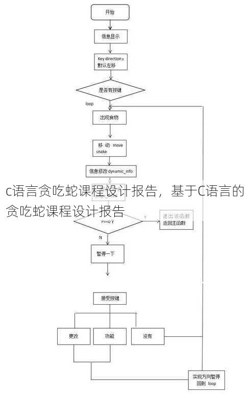 c语言贪吃蛇课程设计报告