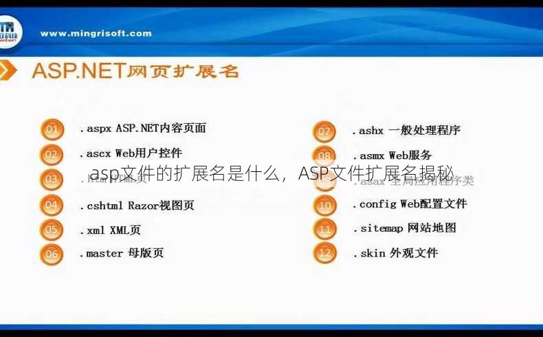 asp文件的扩展名是什么