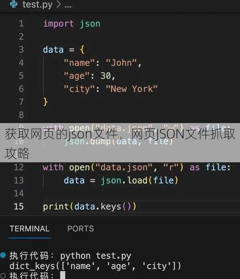 获取网页的json文件