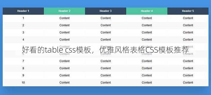 好看的table css模板