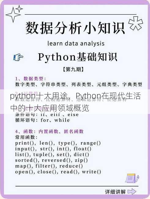 python十大用途