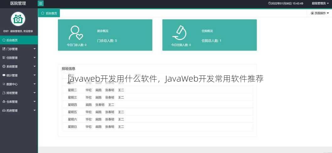 javaweb开发用什么软件