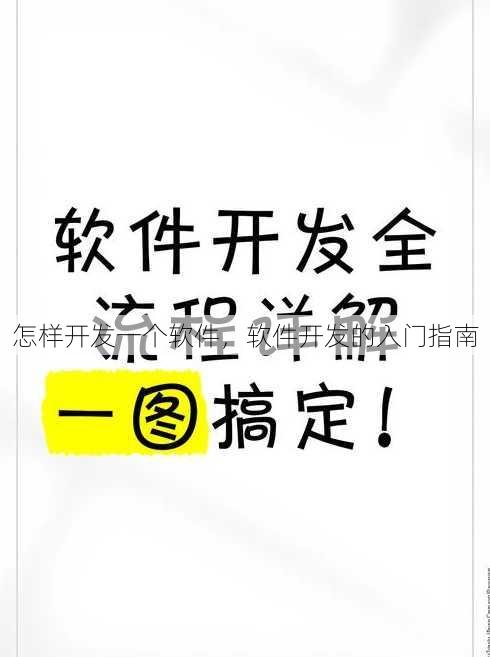 怎样开发一个软件