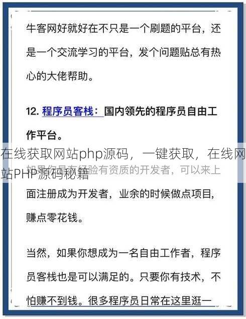 在线获取网站php源码
