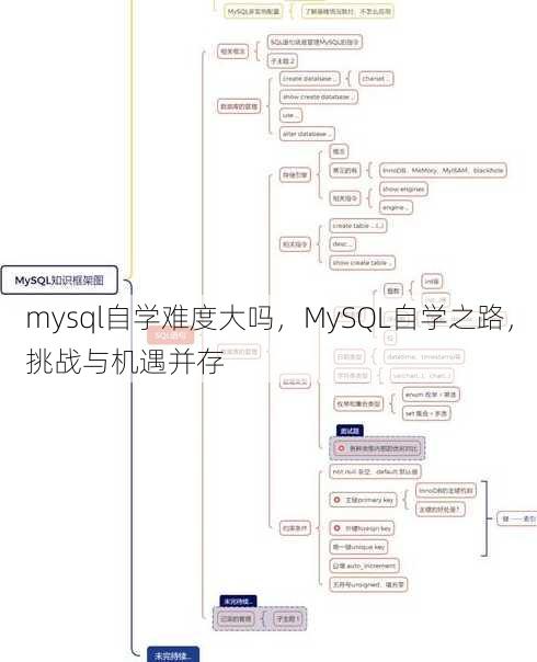 mysql自学难度大吗