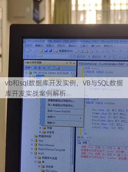 vb和sql数据库开发实例