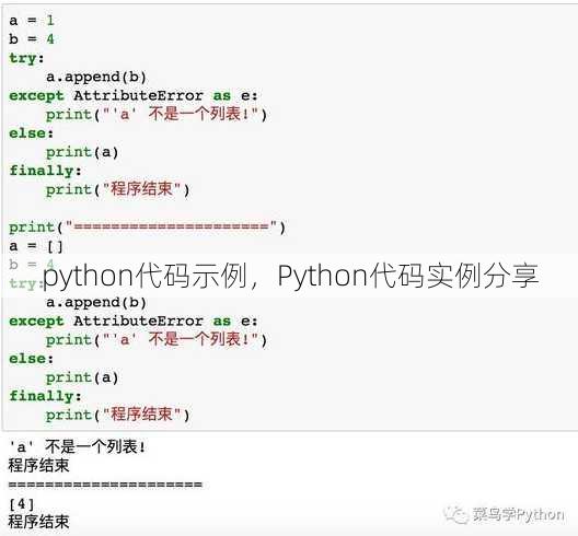 python代码示例